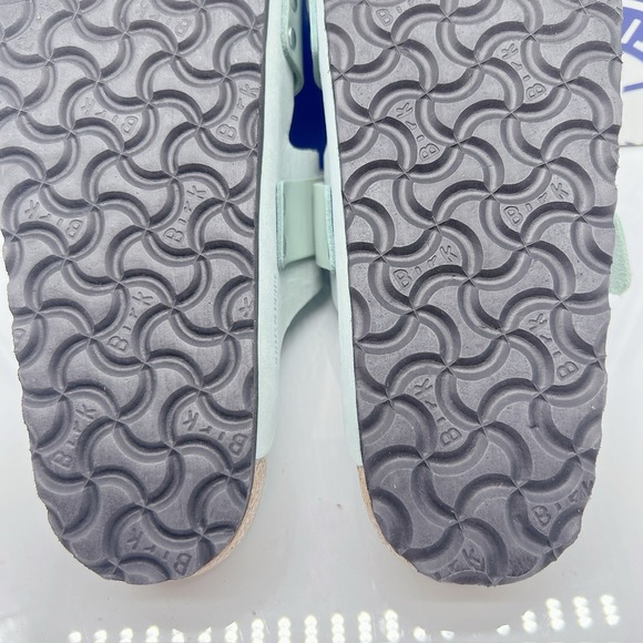 Birkenstock Uji Sandals Leather Suede Surf Green EU 37 Womens US 6- 6.5 - Picture 12 of 13